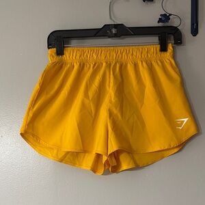 Gymshark Women's Vibrant Yellow Athletic Shorts